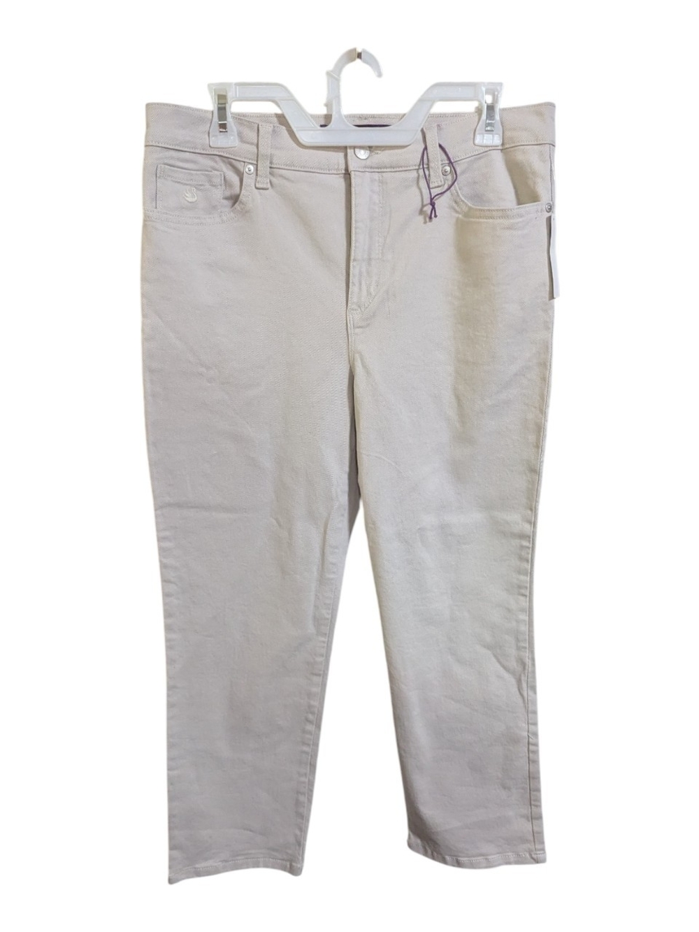 Gloria Vanderbilt Women’s Slimming Jeans Sz 12PS Light Khaki